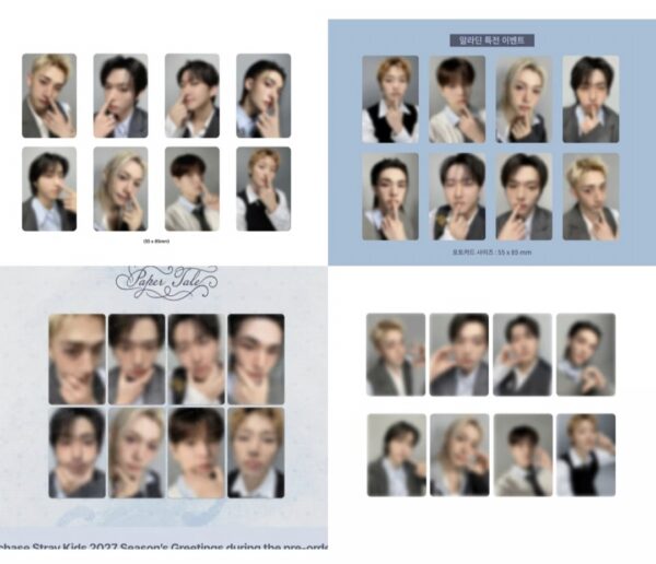 詳細必読|スキズ Straykids 2027 Season's Greetings 特典 トレカ 4種セット